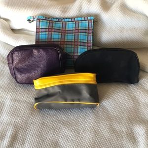 Lancôme cosmetic bags.